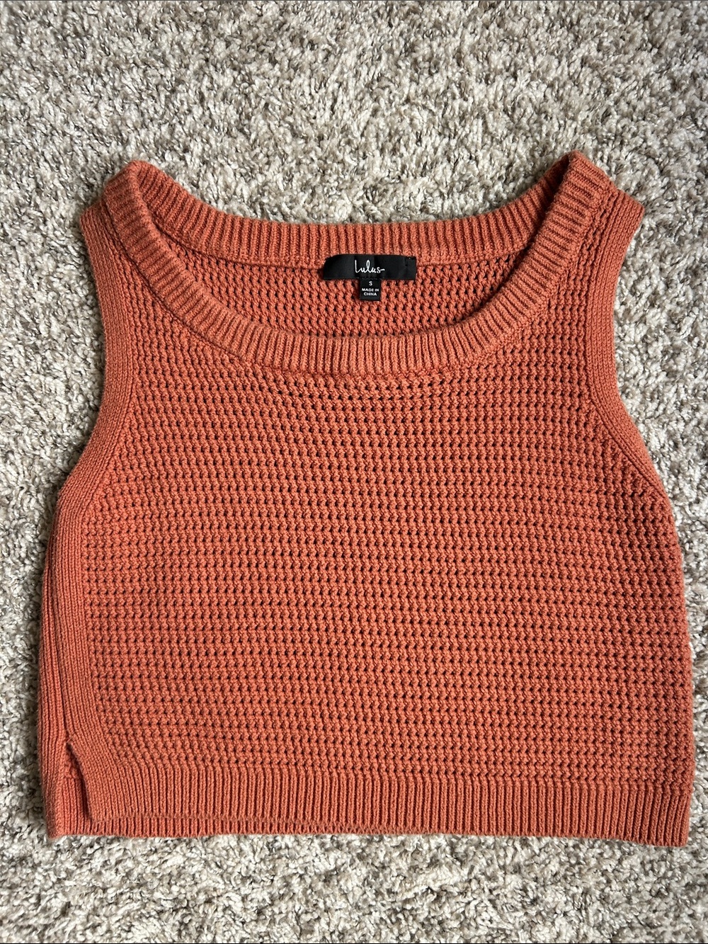 Lulu's Knit Cropped Tank